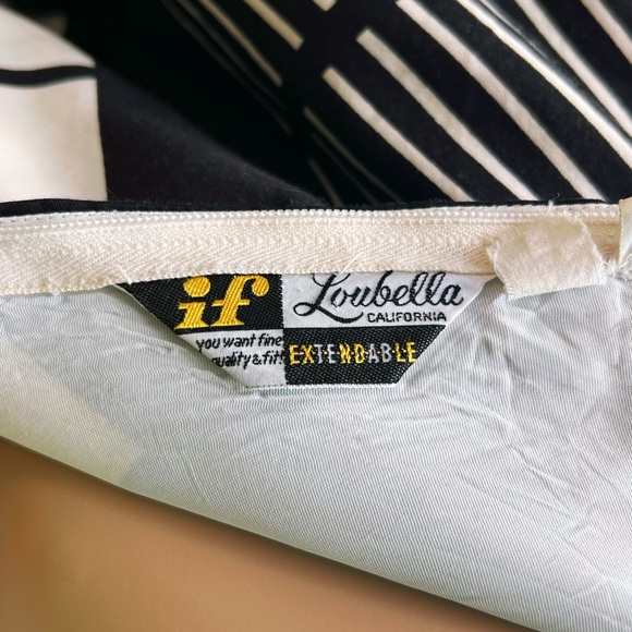 1960s Loubella Mixed Print Tassle Top - Picture 5 of 6